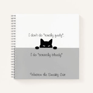 Sneaky Cat Touchy Feely Notizbuch