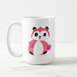 Sneaky Fox Berry Panda Cartoon Zeichnend für Kinde Kaffeetasse