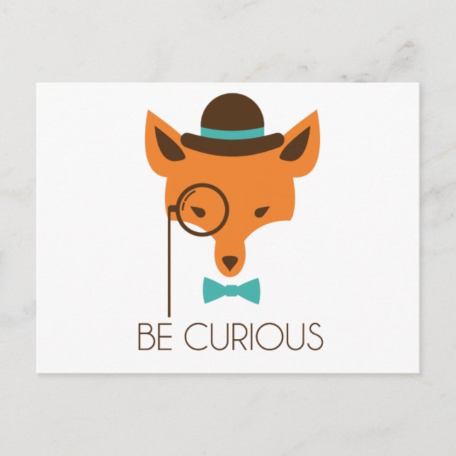 Sneaky Fox Postkarte (Vorderseite)