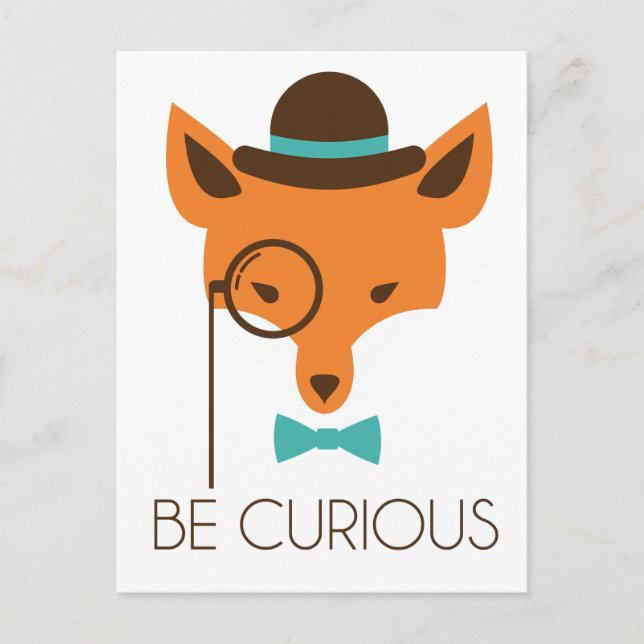 Sneaky Fox Postkarte (Vorderseite)