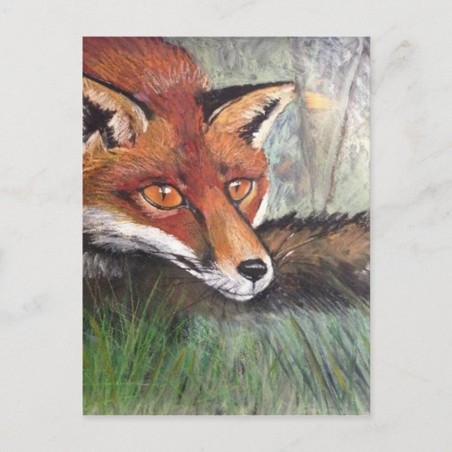 Sneaky Fox Postkarte (Vorderseite)