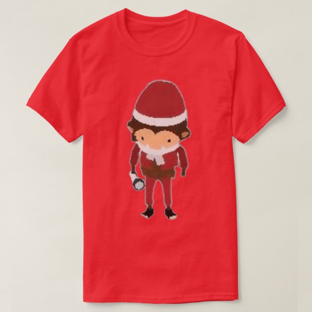 Sneaky Sasquatch Weihnachten T-Shirt (Design vorne)