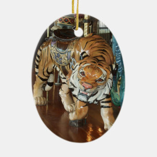 Sneaky Tiger Keramikornament