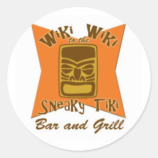 Sneaky Tiki Bar and Grill Stickers