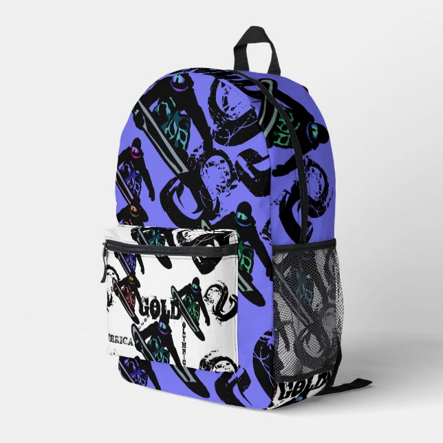 SNEEBOARDEN  BEDRUCKTER RUCKSACK (Rückseitige Ecke Rechts)