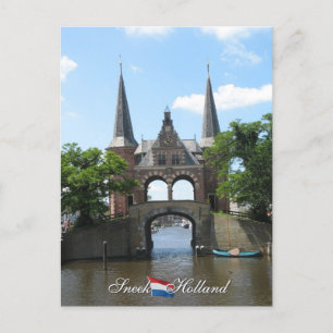Sneek Water Gate Holland Postcard Postkarte