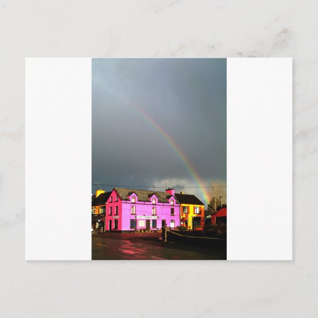 Sneem Rainbow Ring of Kerry Postkarte (Vorderseite)