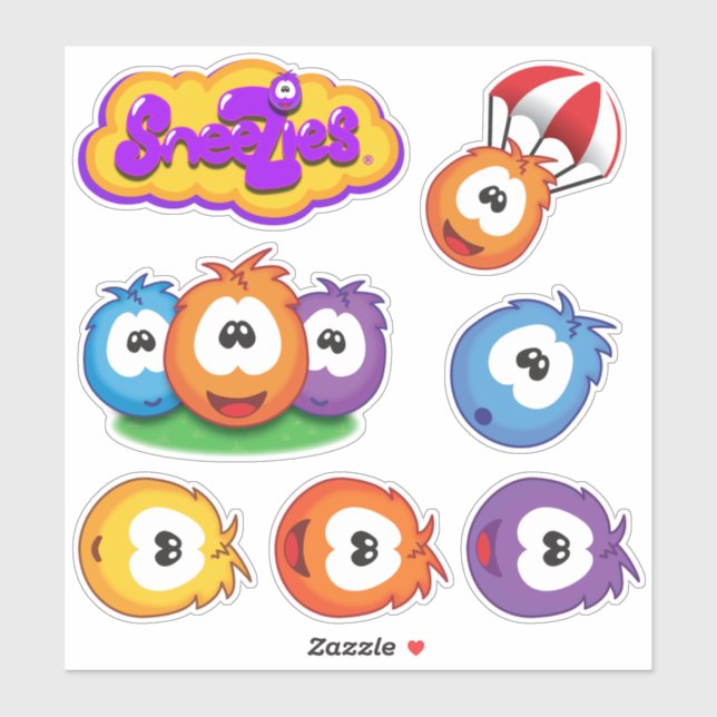 Sneezies Sticker Set (Blatt)