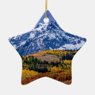 Sneffels Strecken-Fall-Sonnenaufgang - Colorado Keramik Ornament