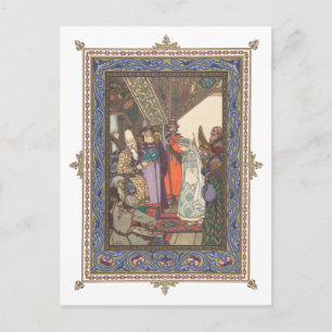 Snegurochka vor Zar Berendei Postkarte