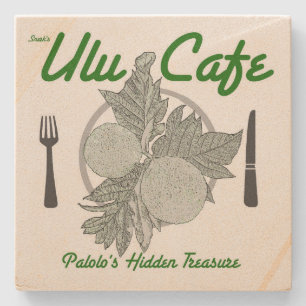 Snerks Ulu Café-Sandstein-Untersetzer Steinuntersetzer