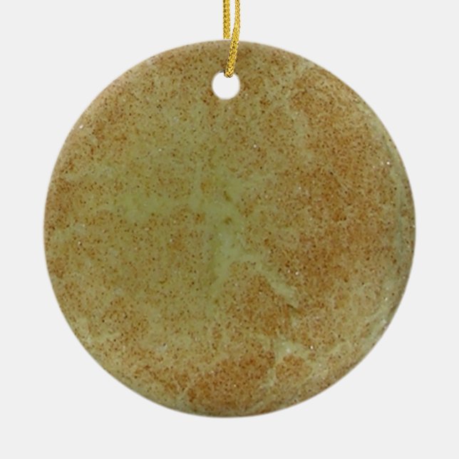 Snickerdoodle Cookie Ornament (Vorne)