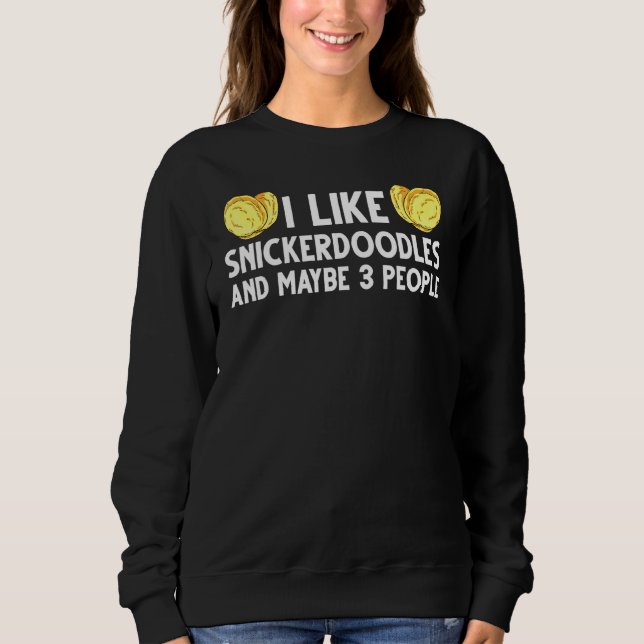 Snickerdoodle Cookie Teig Vegane Bar Sweatshirt (Vorderseite)