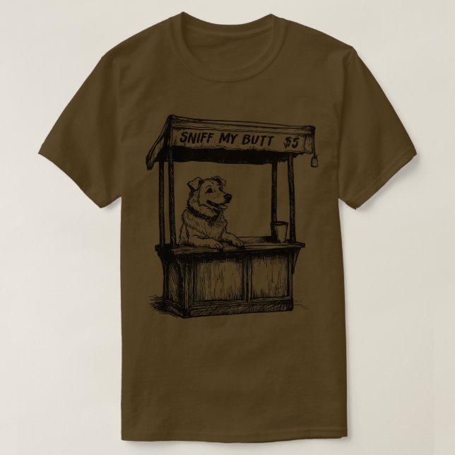 Sniff Mein Hintern T-Shirt (Design vorne)