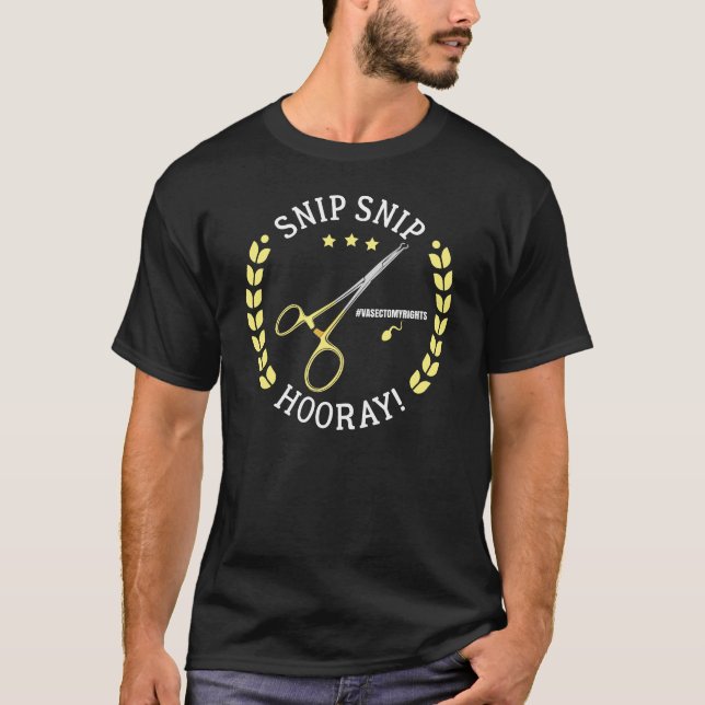 Snip Snip Hooray Funny Bowfish T-Shirt (Vorderseite)