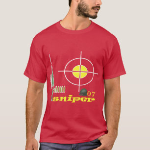 Sniper mit Helm und sieben Kugeln T - Shirt