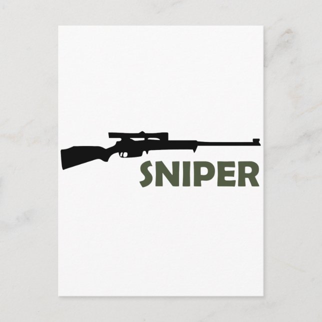 **SNIPER** POSTKARTE (Vorderseite)
