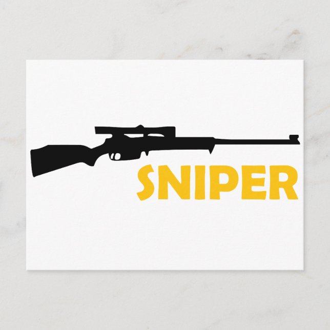 **SNIPER** POSTKARTE (Vorderseite)
