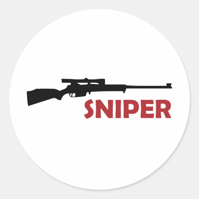 **SNIPER** RUNDER AUFKLEBER (Vorderseite)