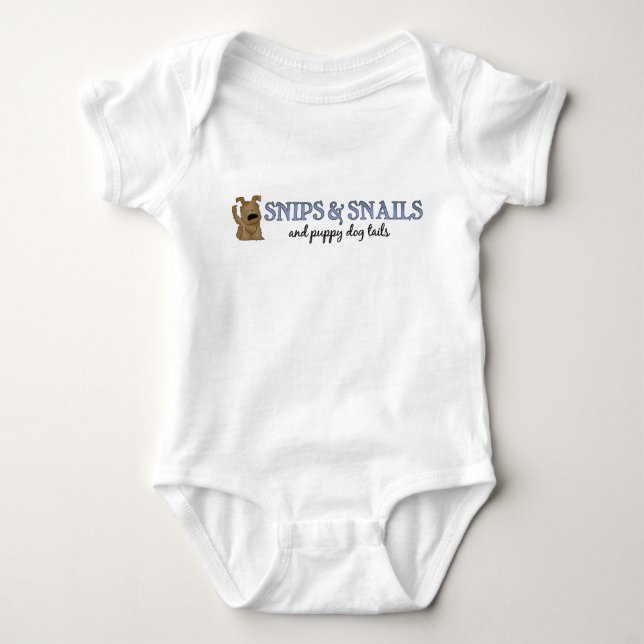 Snips & Snails Baby Boy Strampler (Vorderseite)