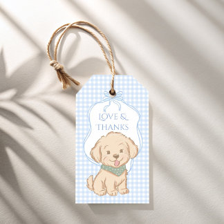 Snips, Snails Puppy Dog Tails vintage party favor Geschenkanhänger