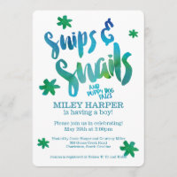 Snips und Snails Wasserfarbe Kinderdusche