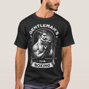 #snirt Gentleman's Boxclub Retro mit Boxen Boxer-M T-Shirt