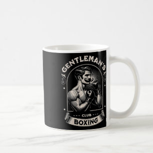 #snirt Gentleman's Boxclub Retro mit Boxer Motiv K Kaffeetasse