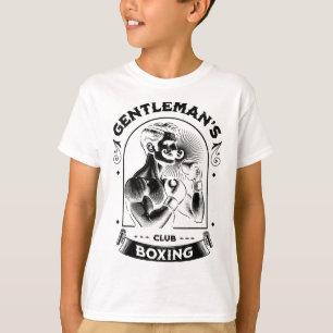 #snirt Gentleman's Boxclub Retro mit Boxhandschuhe T-Shirt