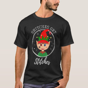 Snitches erhalten Stitches Weihnachten Ugly Snitch T-Shirt
