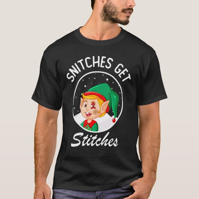 Snitzen erhalten Stitches Elf auf dem Kindersitz. T-Shirt (Vorderseite)