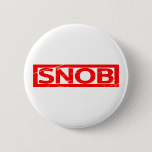 Snob Briefmarke Button