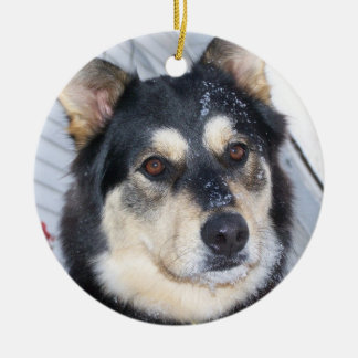 SNOCH UND CHRISTMAS und Dehnschießpistole los Keramikornament