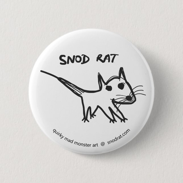 Snod Ratte Button (Vorderseite)