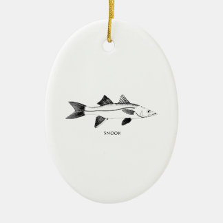 Snook-Linie Kunst-Logo Keramik Ornament