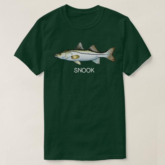 Snook Saltwater Game Fish T-Shirt (Design vorne)