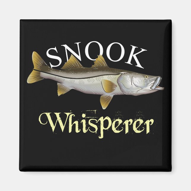 Snook Whisperer Dark Magnet (Vorne)