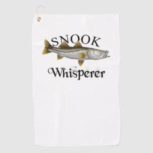 Snook Whisperer Leichtes Fischerhandtuch Golfhandtuch
