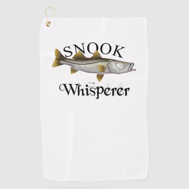 Snook Whisperer Leichtfisch Handtuch (Vorderseite)