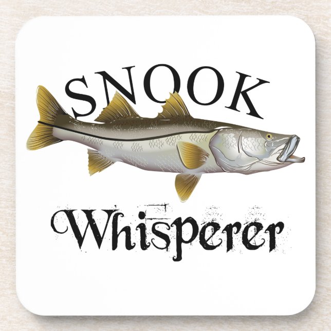 Snook Whisperer Light Getränkeuntersetzer (Vorderseite)