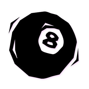 Snooker Ball 8 Minimalistische Tasse   Billard Kun