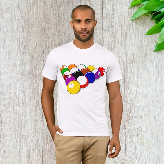 Snooker Balls Mens T - Shirt (Von Creator hochgeladen)
