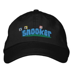 Snooker bestickter Hut