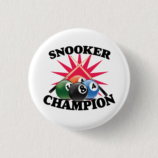 Snooker Champion Button (Vorderseite)