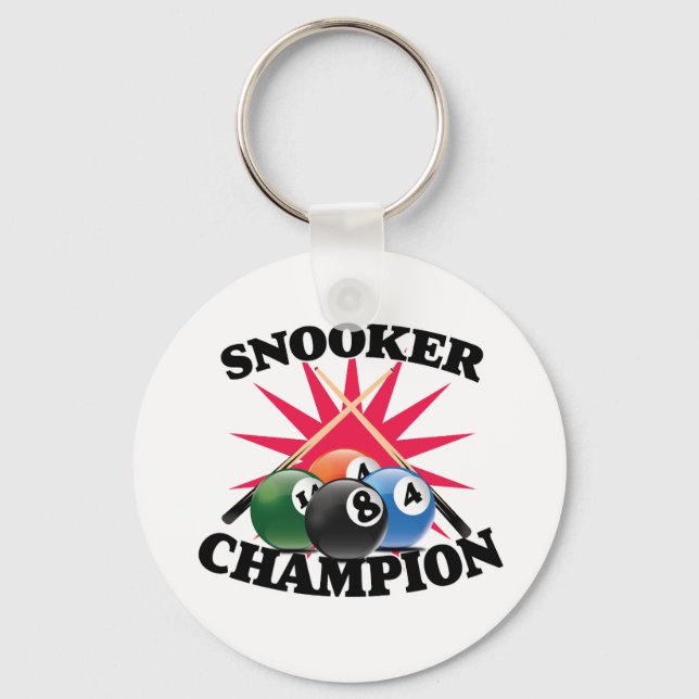 Snooker Champion Schlüsselanhänger (Vorderseite)