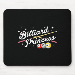 Snooker Game Billiard Princess Pool Spieler Billia Mousepad