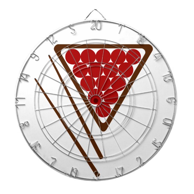 Snooker-Gestell-und Snooker-Stichwörter Dartscheibe (vorne)