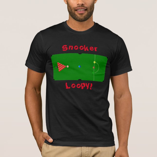 Snooker Loopy Sportdesign T-Shirt (Vorderseite)