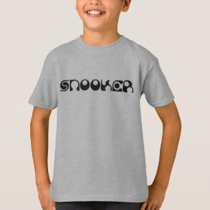 SNOOKER Moderner Schriftart + Ihre Ideen T-Shirt