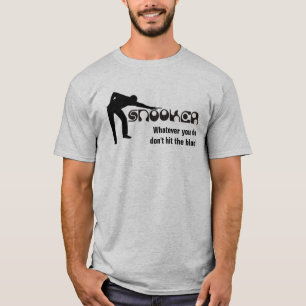 SNOOKER Moderner Schriftart + Ihre Ideen T-Shirt